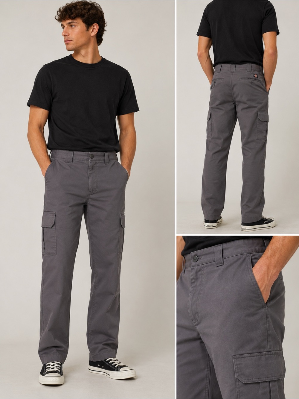 Men's Dickies Gray Cargo Pants
